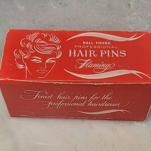 Vintage Flamingo Ball Tipped Professional Hair Pins, New Old Stock